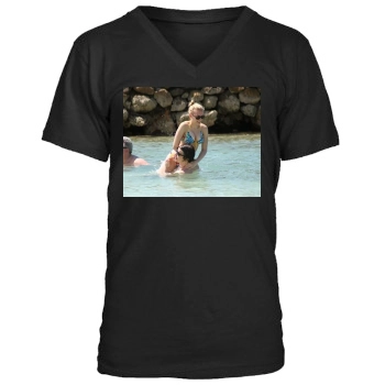 Scarlett Johansson Men's V-Neck T-Shirt