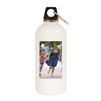 Scarlett Johansson White Water Bottle With Carabiner