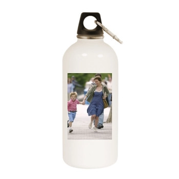 Scarlett Johansson White Water Bottle With Carabiner