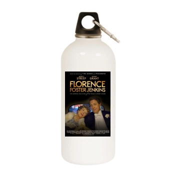 Florence Foster Jenkins 2016 White Water Bottle With Carabiner