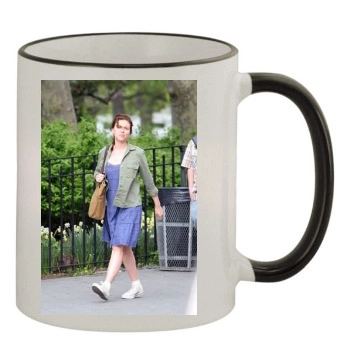 Scarlett Johansson 11oz Colored Rim & Handle Mug