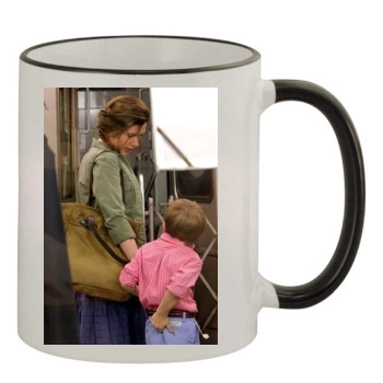 Scarlett Johansson 11oz Colored Rim & Handle Mug