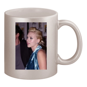 Scarlett Johansson 11oz Metallic Silver Mug