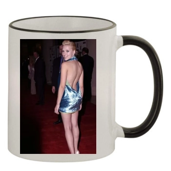 Scarlett Johansson 11oz Colored Rim & Handle Mug