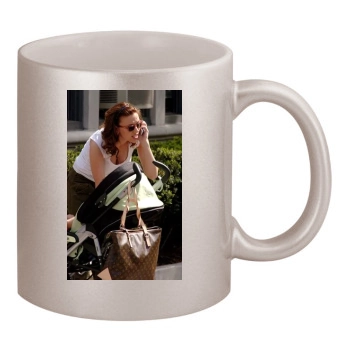 Scarlett Johansson 11oz Metallic Silver Mug