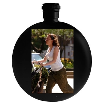 Scarlett Johansson Round Flask