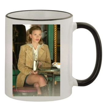 Scarlett Johansson 11oz Colored Rim & Handle Mug