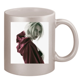 Scarlett Johansson 11oz Metallic Silver Mug