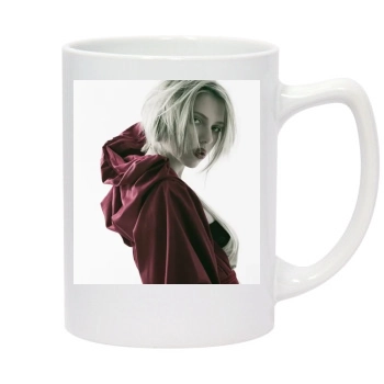 Scarlett Johansson 14oz White Statesman Mug