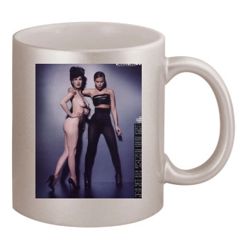 Scarlett Johansson 11oz Metallic Silver Mug