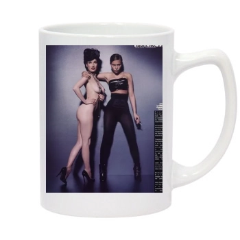 Scarlett Johansson 14oz White Statesman Mug