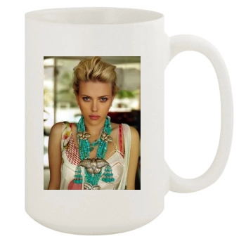 Scarlett Johansson 15oz White Mug