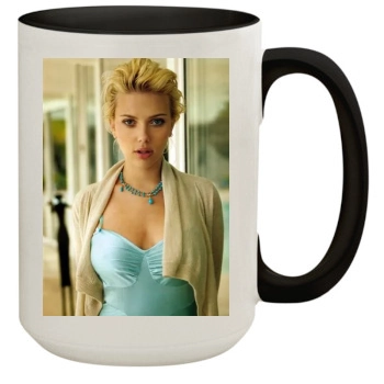 Scarlett Johansson 15oz Colored Inner & Handle Mug