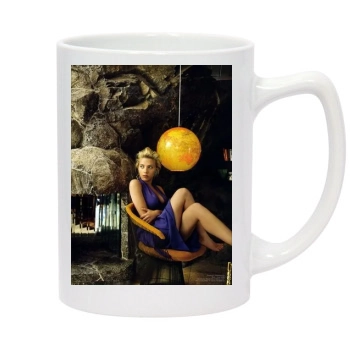 Scarlett Johansson 14oz White Statesman Mug