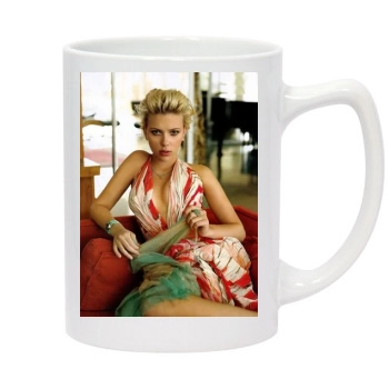 Scarlett Johansson 14oz White Statesman Mug