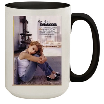 Scarlett Johansson 15oz Colored Inner & Handle Mug