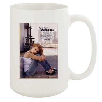 Scarlett Johansson 15oz White Mug