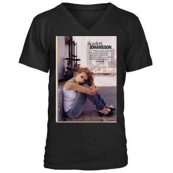 Scarlett Johansson Men's V-Neck T-Shirt