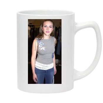 Scarlett Johansson 14oz White Statesman Mug