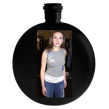 Scarlett Johansson Round Flask