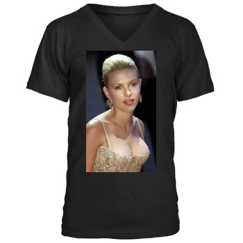 Scarlett Johansson Men's V-Neck T-Shirt