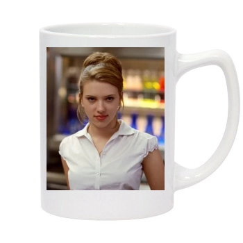 Scarlett Johansson 14oz White Statesman Mug