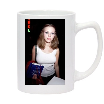 Scarlett Johansson 14oz White Statesman Mug