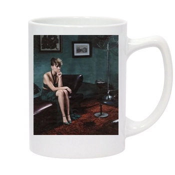 Scarlett Johansson 14oz White Statesman Mug