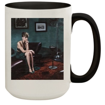 Scarlett Johansson 15oz Colored Inner & Handle Mug