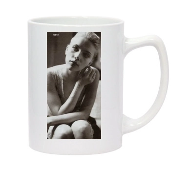 Scarlett Johansson 14oz White Statesman Mug