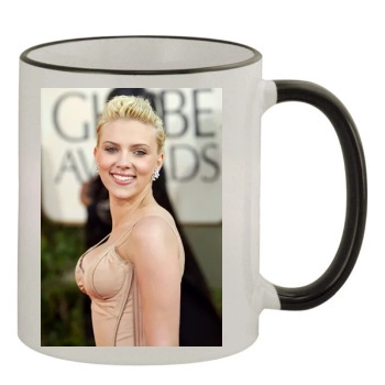 Scarlett Johansson 11oz Colored Rim & Handle Mug