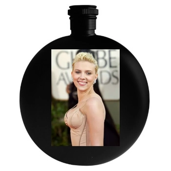 Scarlett Johansson Round Flask