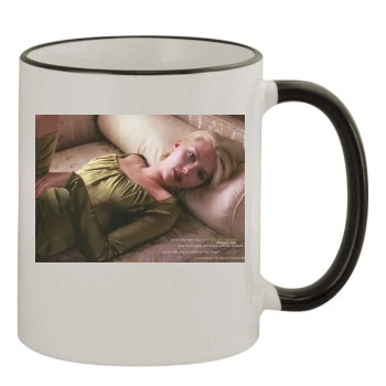 Scarlett Johansson 11oz Colored Rim & Handle Mug