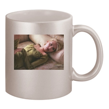 Scarlett Johansson 11oz Metallic Silver Mug