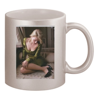 Scarlett Johansson 11oz Metallic Silver Mug