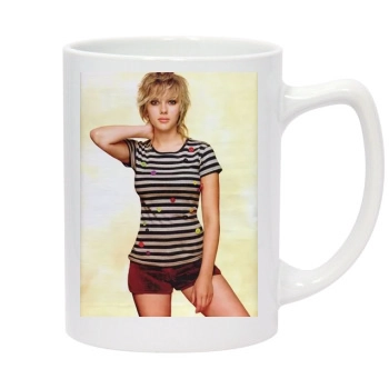 Scarlett Johansson 14oz White Statesman Mug