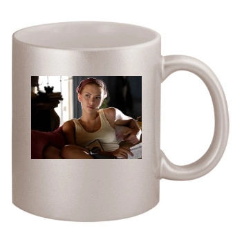 Scarlett Johansson 11oz Metallic Silver Mug