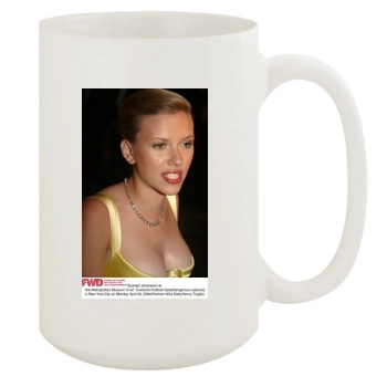 Scarlett Johansson 15oz White Mug