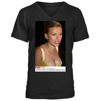 Scarlett Johansson Men's V-Neck T-Shirt