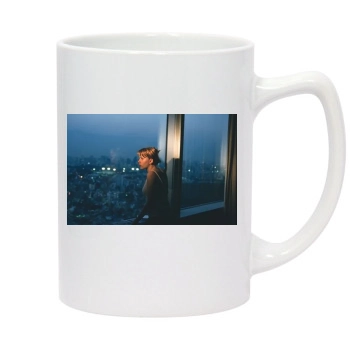 Scarlett Johansson 14oz White Statesman Mug