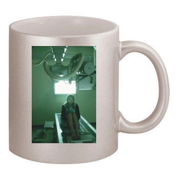 Scarlett Johansson 11oz Metallic Silver Mug