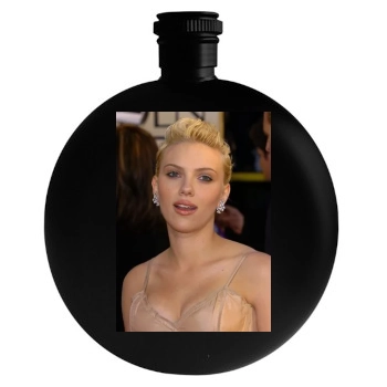 Scarlett Johansson Round Flask