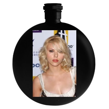 Scarlett Johansson Round Flask