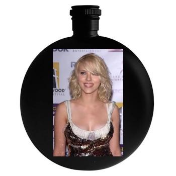 Scarlett Johansson Round Flask