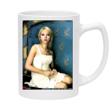 Scarlett Johansson 14oz White Statesman Mug