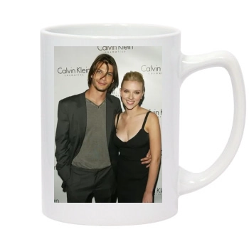 Scarlett Johansson 14oz White Statesman Mug