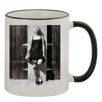 Scarlett Johansson 11oz Colored Rim & Handle Mug