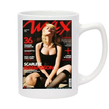 Scarlett Johansson 14oz White Statesman Mug