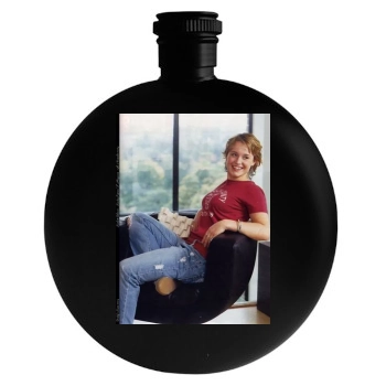 Scarlett Johansson Round Flask