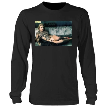 Scarlett Johansson Men's Heavy Long Sleeve TShirt